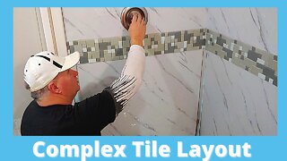 Install Bathroom Tile Complex Area