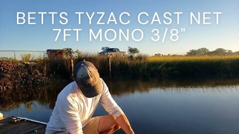 REVIEW: Betts Tyzac Cast Net 7ft Mono 3/8" Review