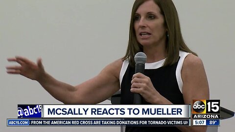 Senator Martha McSally reacts to Mueller