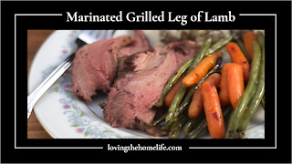 Marinated Grilled Leg of Lamb