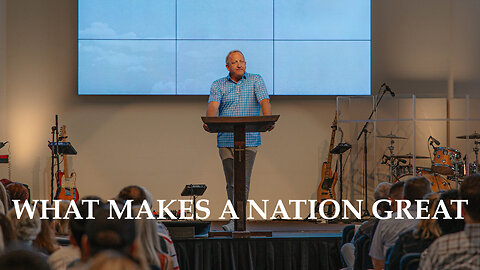 What Makes A Nation Great | Joshua 5:8-15 | Pastor Rob McCoy