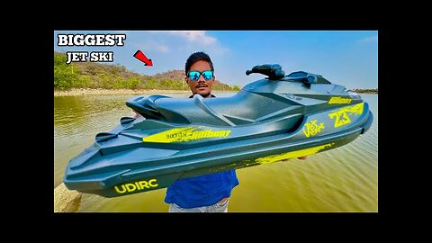 RC New Big size TurboJet Ski Unboxing & Testing - Chatpat toy TV