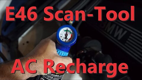 2004 BMW E46 AC Recharge Using Autel Scan-Tool