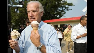 Biden Is Always Eating Ice Cream But Does Not Have Time To Visit The Border