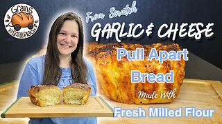 Garlic & Cheese Pull Apart Bread - FMF | Compound Butter From Scratch In The Ankarsrum Mixer