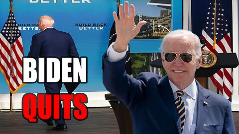 BREAKING JOE BIDEN QUITS HIS RUN TO THE WHITE HOUSE