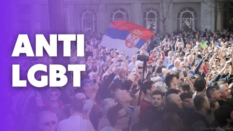 March AGAINST LGBT in Serbia - Aug, 21