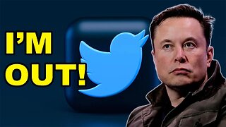 Elon Musk announces he is STEPPING DOWN as Twitter CEO, but there is MORE!