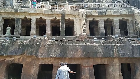 Lilly Grace tours and travel undavalli caves in India
