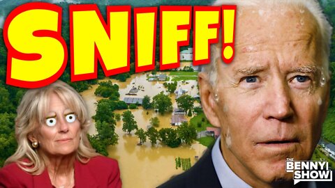 Joe Biden Sniffs Hair of Disaster Victims, Claims He Can Control Weather Before Boring Them to Death
