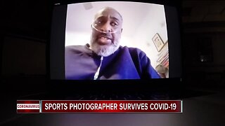 Sports photographer survives COVID-19