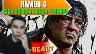 Essa Guerra Nunca Termina Eu Já Estou Cansado De Lutar // RAMBO 4 [ REACT ]