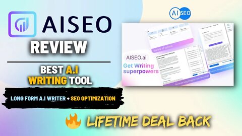 AiSEO Review [Lifetime Deal Back] | Watch me write Long-Form Blog Post using Aiseo.ai