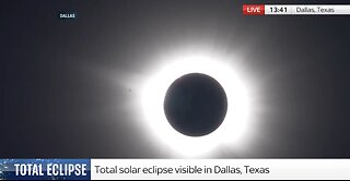If you didn't get to see the eclipse totality, this video out of Texas is pretty EPIC