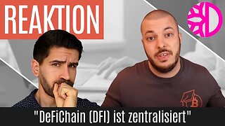 "DeFiChain (DFI) ist zentralisiert" - Reaktion auf @Blocktrainer 🧐