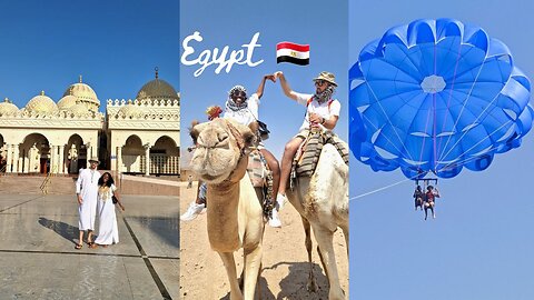 EGYPT TRAVEL 2024 | Quad safari+Camel ride +parasailing+ locals