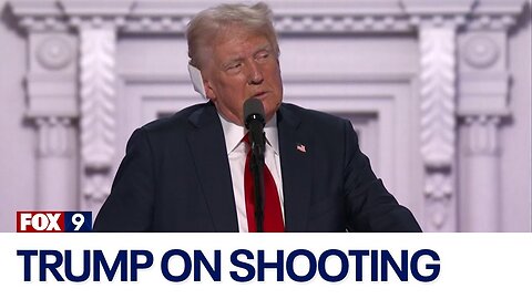 Donald Trump speaks for the 1st time on the assassination attempt