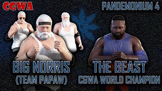 TRIPLE THREAT FOR THE WORLD TITLE?! | CGWA Pandemonium 4 | WWE 2K22 Universe Mode CAW Universe |