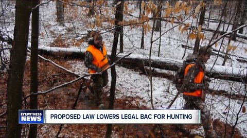 Bill would lower threshold for hunting while intoxicated