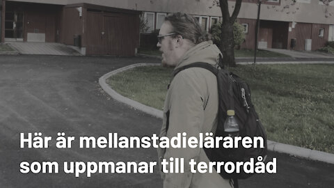 Här är mellanstadieläraren som uppmanar till terrordåd