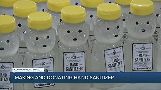 West Palm Beach distillery shifts to making hand sanitizer