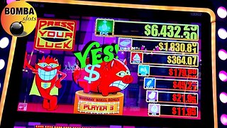 WOW I PRESSED MY LUCK & WON!!!😆 #LasVegas #Casino #SlotMachine