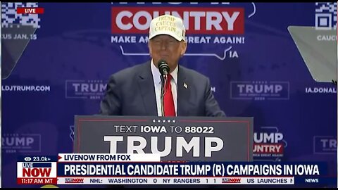 President Trump LIVE: 📍 Iowa Caucus