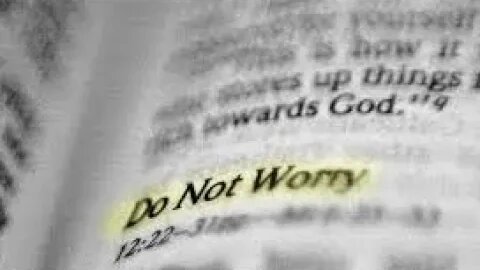 Why are you worrying?? WORRY is a SIN!