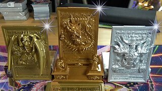 3D Artwork Handmade Yu-Gi-Oh! God Cards & Card Stands!