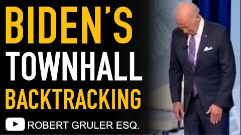 Biden’s Townhall Backtrack: White House Walks Back Biden Claim During CNN Townhall