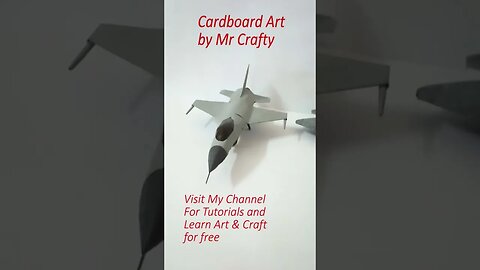 F22 Raptor vs F16 Fighter Cardboard Aircraft | Amazing crafting ideas | Mr Crafty