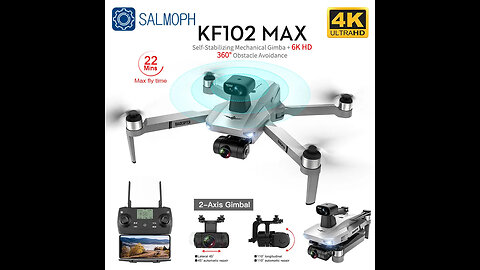 Elevate your aerial adventures with the KF102/KF102MAX 4K Drone! 🚁