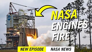 NASA Fires Upgraded Rocket Engine for Moon Missions