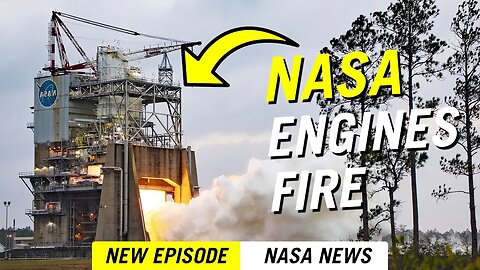 NASA Fires Upgraded Rocket Engine for Moon Missions