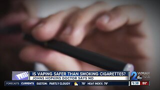 Is vaping safer than smoking cigarettes?