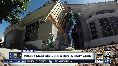 Valley mom delivers and rents baby gear