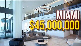 Inside $45,000,000 Miami PENTHOUSE