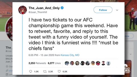 Chiefs' Thornhill giving away 2 tickets to AFC Championship