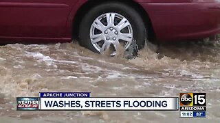 Monday morning rain brings flooding, damage to the Valley
