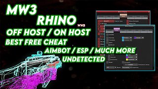 Rhino Off Host & Host / MW3 MP & Plutonium [PC] (AIMBOT & ESP & MUCH MORE & HOST OPTIONS + Download