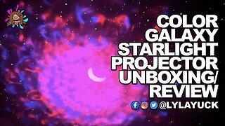 ColorGalaxy Starlight Projector Unboxing And Review