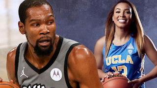 Kevin Durant Caught Secretly Shooting His Shot At LiAngelo Ball's Hot Ex Girlfriend Jaden Owens