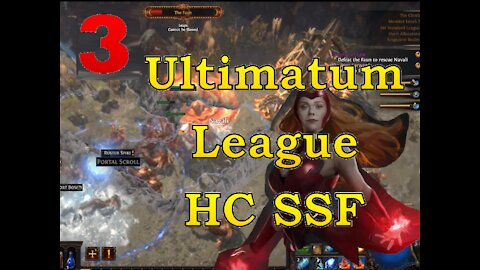 Path of Exile | Ultimatum League SSF Act 3 to 4 Part 3 | Witch fights Dominus!