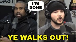 Kanye West just WALKED OFF the set of Timcast IRL with Nick Fuentes, but revealed this about TRUMP!