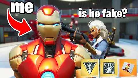 I Pretended To Be BOSS Iron Man In Fortnite All Game