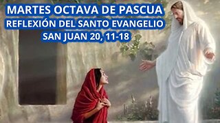 EVANGELIO DE HOY MARTES 11 DE ABRIL DE 2023, MARTES OCTAVA DE PASCUA SAN JUAN 20, 11-18