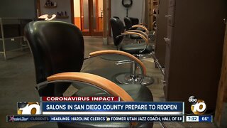 Salons in San Diego County prepare to reopen