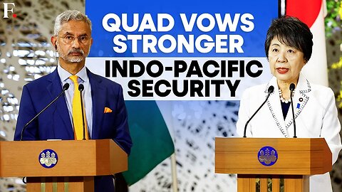 Quad Foreign Ministers Vow to Bolster Maritime Security in Indo-Pacific | Quad Meeting in Tokyo