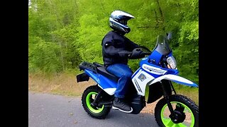 Mini Bike Ride to the Campground ( Trailmaster Hurricane 200X )