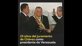 Hace 25 años años Hugo Chávez tomaba juramento como presidente de Venezuela